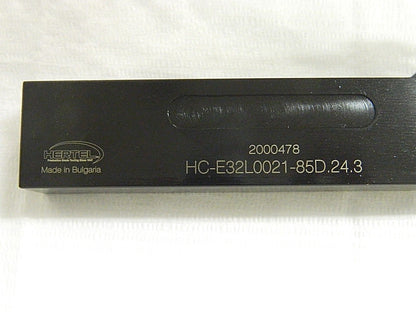 Hertel Indexable Cutoff Toolholder 1-1/4" x 1" HC-E32L0021-85D.24.3 2000478