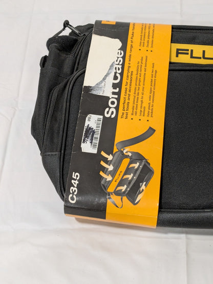 Fluke C345 Large Soft Carrying Case with Zipper Pocket, Inner Pockets