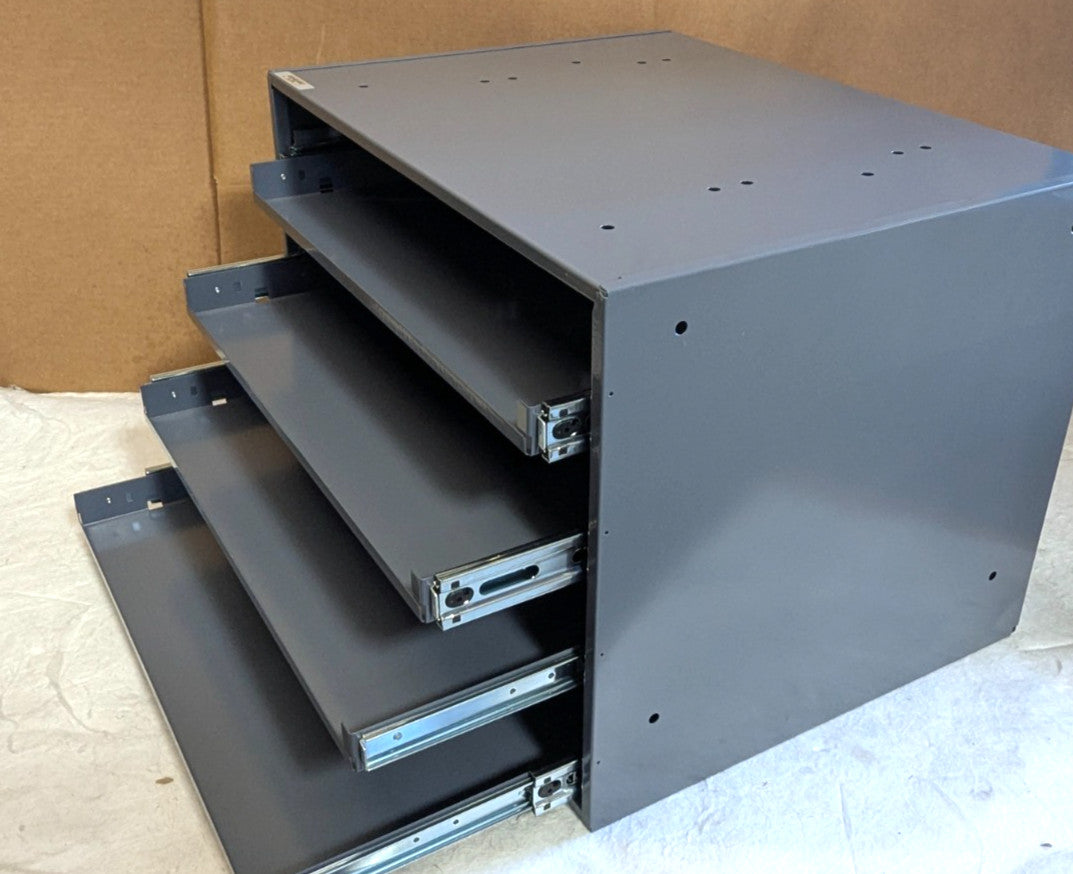 Durham Mfg  4 Drawer  Small Parts / Hardware  Heavy Duty Bearing Slide Rack