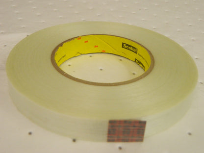 3M Packing Tape: 3/4" Wide, Clear, Rubber Adhesive  Series 890MSR