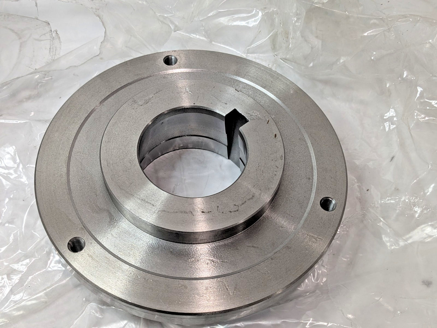 Bison Lathe Chuck Adapter Back Plate 10" DIam 8255-10" L1 7-879-9103