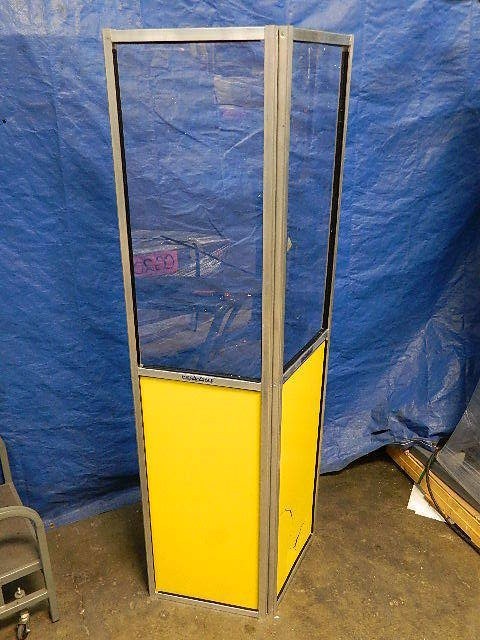 Pro Safe Modular Machine Safety Guard 2-Panel 71" Height 33" Overall W