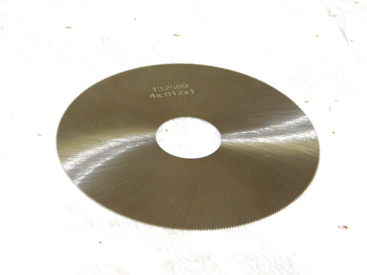 Professional HSS Jewelers Saw 4 Dia x 0.012 Thick 1 Arbor Hole 132589 USA