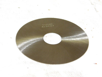 Professional HSS Jewelers Saw 4 Dia x 0.012 Thick 1 Arbor Hole 132589 USA