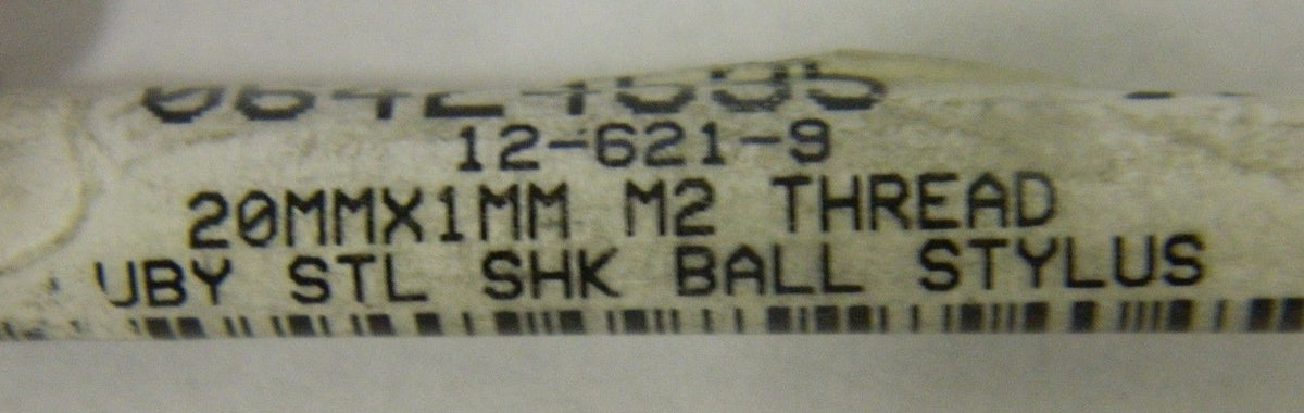 SPI 12-621-9 20mm x 1mm M2 Thread Ruby Ball Stylus (Lot of 2)