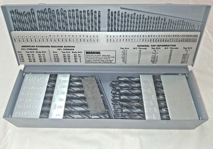 Hertel 114pc Jobber Length Drill Bit Set 73285355 INCOMPLETE
