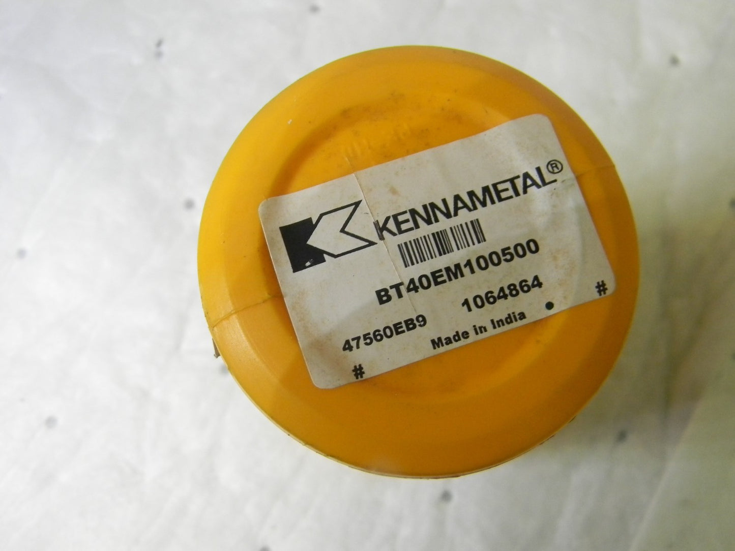 Kennametal BT40 Shank End Mill Holder 1 Hole Dia M16 Drawbar Thread 1064864