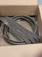 (9) Norton Abrasive Belt: 1" Wide, 30" OAL, 50 Grit, Aluminum Oxide 66261019801
