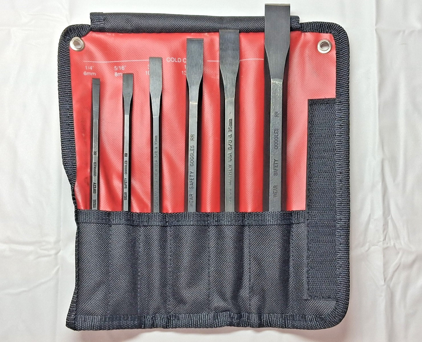 Mayhew 6 Pc Cold Chisel Set 1/4 - 3/4" 60560