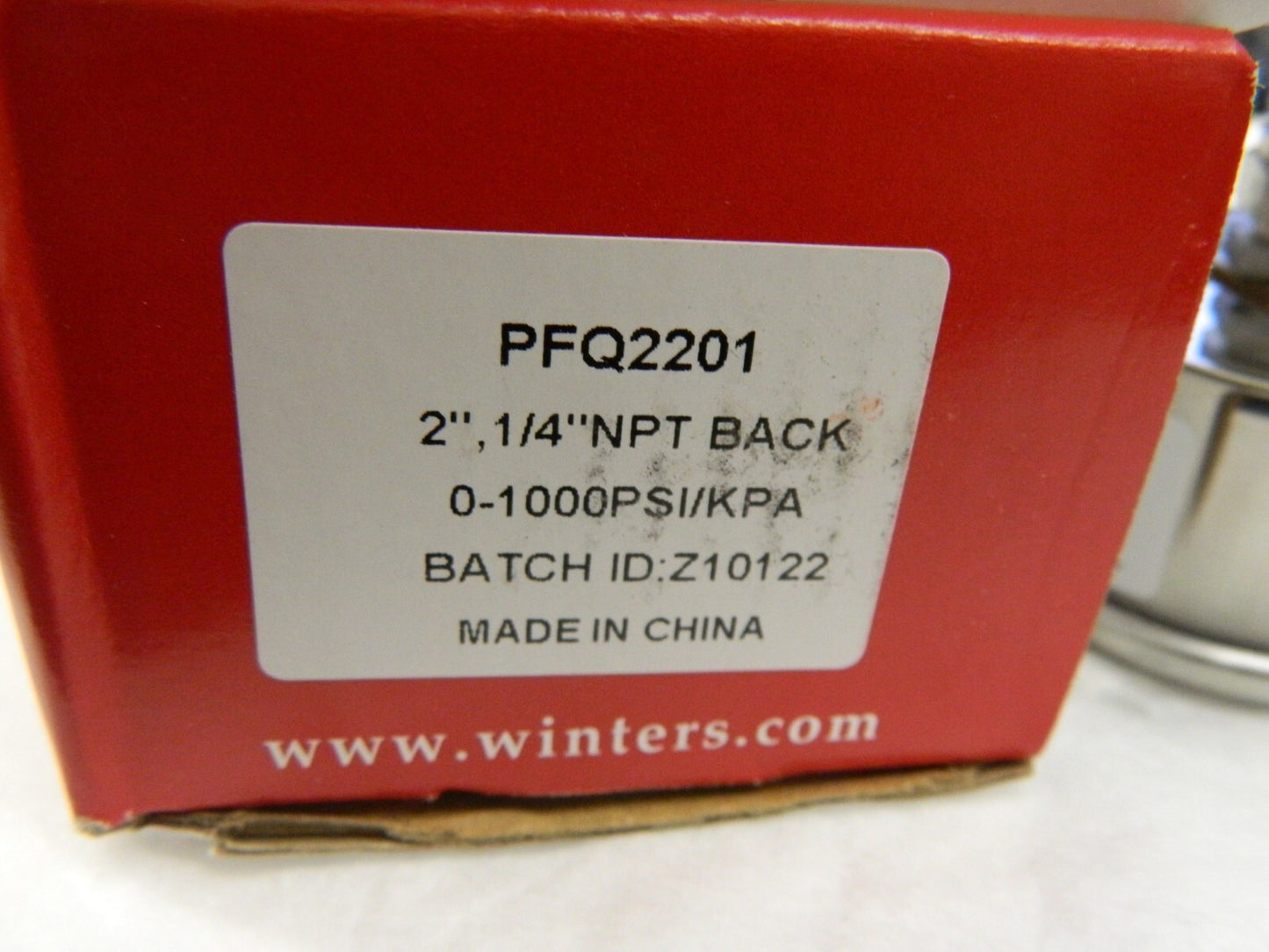 Pressure Gauge qty 2 : 2" Dial, 100 psi, 1/4" Thread, NPT,  WS-PE-GAGE-145
