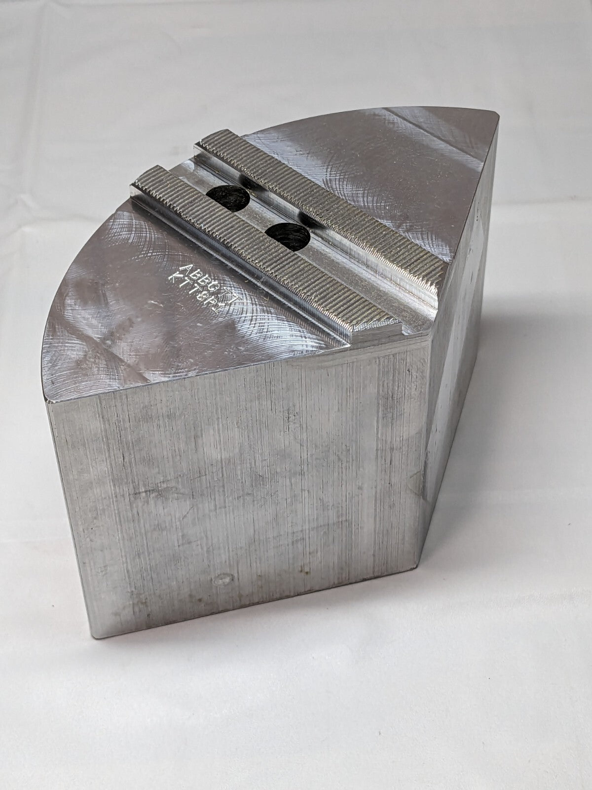 Abbott Soft Lathe Chuck Jaw: Serrated 8" OAW, 4" OAH Qty 1 KTT8P1