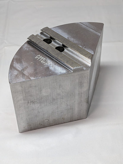 Abbott Soft Lathe Chuck Jaw: Serrated 8" OAW, 4" OAH Qty 1 KTT8P1