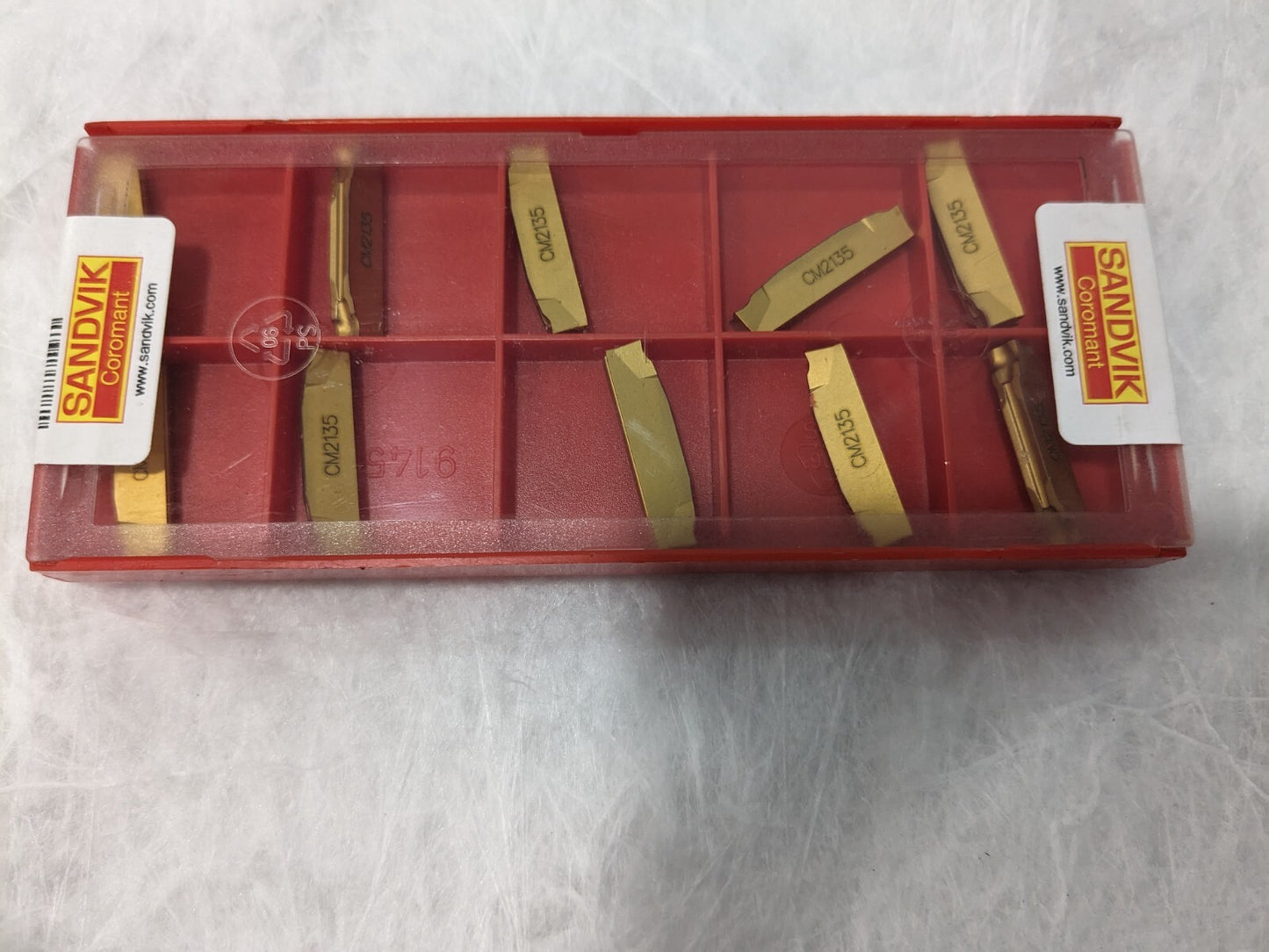 SANDVIK COROMANT Grooving Insert: 2135 qty10 5735977