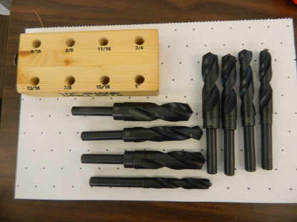 Drill Bit Set Reduced Shank Drill Bits 8 Pc 118 ° HSS 1 Drill Bit Size 79981866