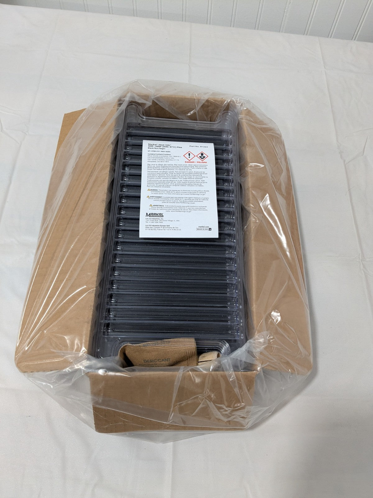 Markal Hot Steel Marker, Standard, 3/8" x 4-1/2", Black, 144 Pack 8122