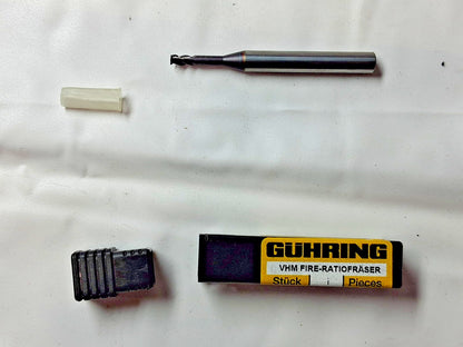 Guhring Carbide Corner Chamfer End Mills 3.00 mm Dia 4.00 mm LOC 3FL 58545591
