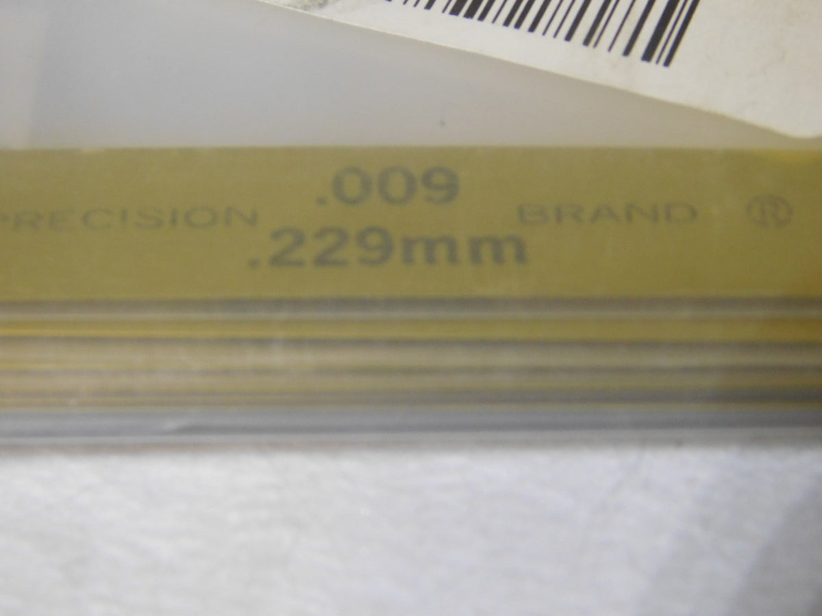 Precision Brand 0.009 Brass Thickness Gage 1/2 x 12 Blades (Pack of 12) 76360