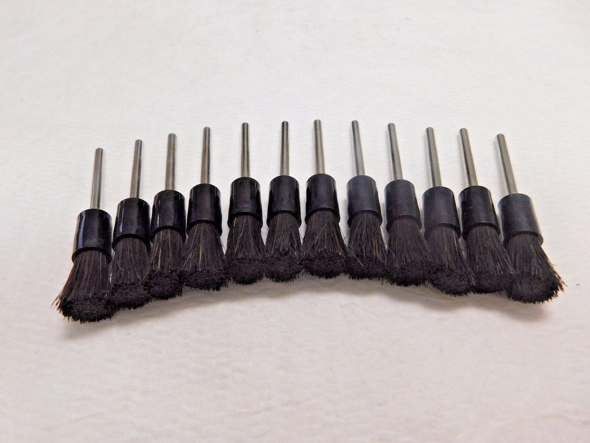 Plastic Ferrule End Brush #3 Stiff Pack of 12 Model BR3BP