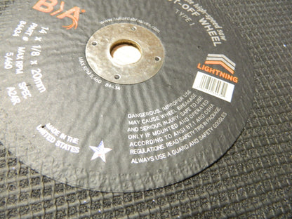 Cut-Off Wheel: Type 1, 14 Dia, 1/8 Thick, Aluminum Oxide Qty 5 KP9328