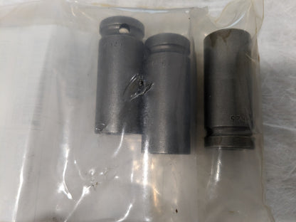 APEX Impact Sockets 3pk: 1/2" Drive, 15mm Socket, Hex Drive M-15MM25