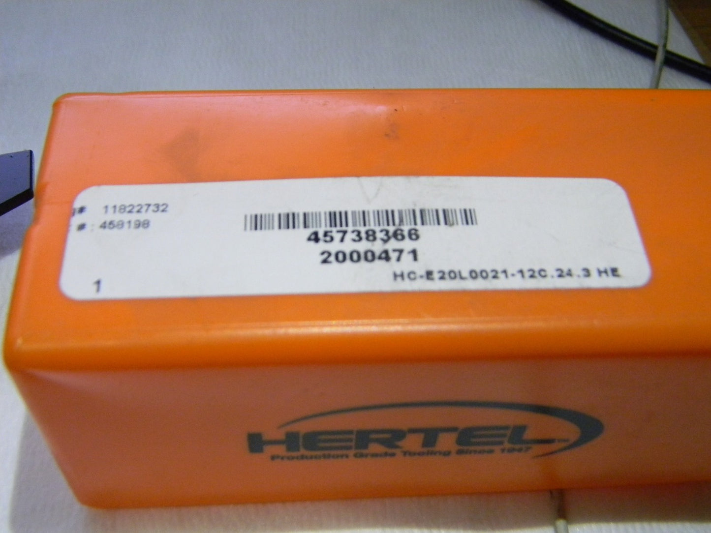 Hertel 21mm LH Indexable Cutoff Toolholder HC-E20L0021-12C.24.3  2000471
