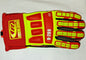 Ringers HI-VIS Synthetic Leather Extended Airprene Wrist Gloves Small/8 R269