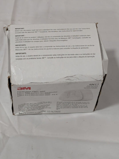 3M Facepiece Filter: Particulates White Box of 10 7000002008