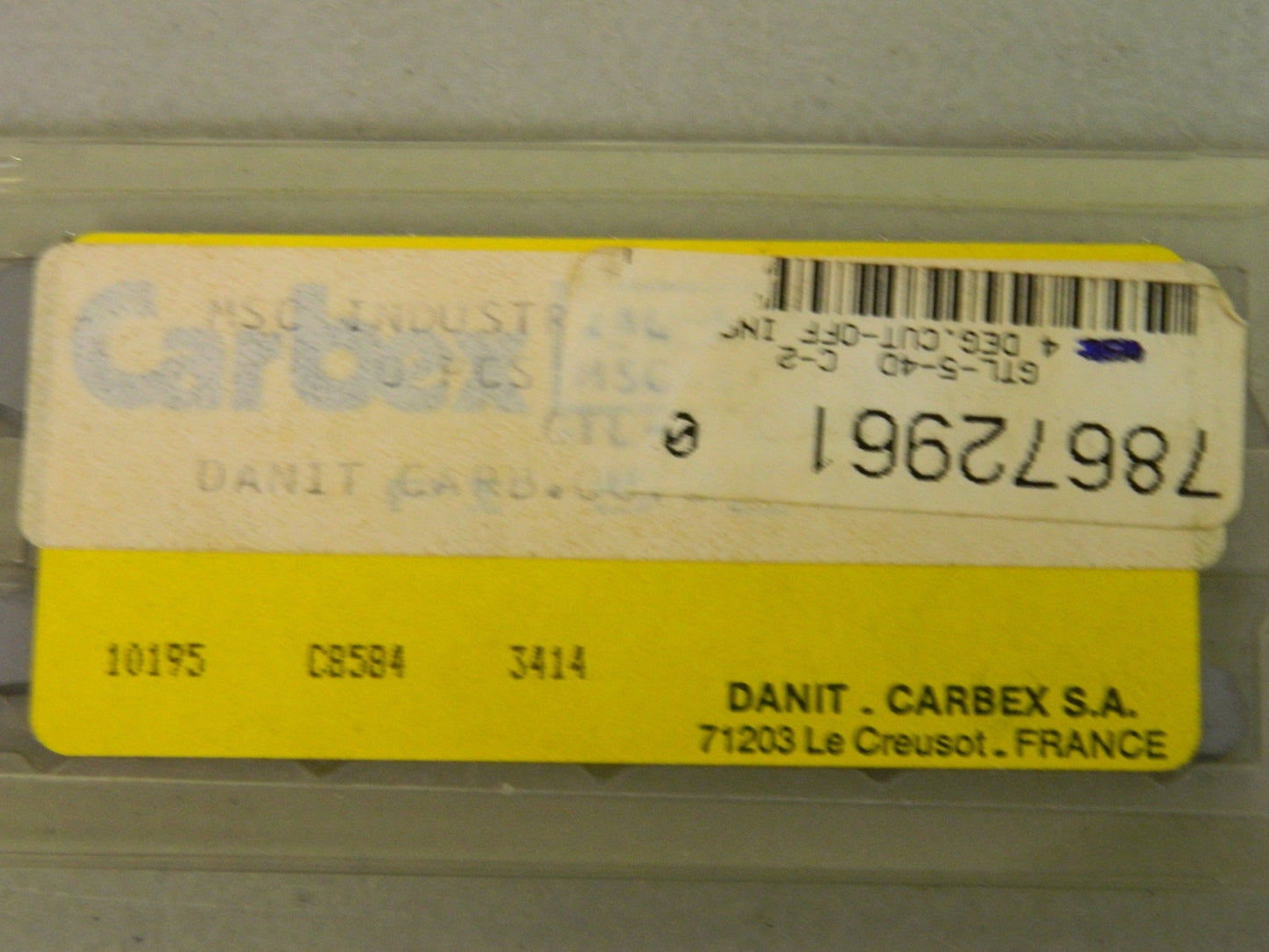 Danit Carbex Cutoff Inserts C2 4° Qty 10 GTL-5-4D