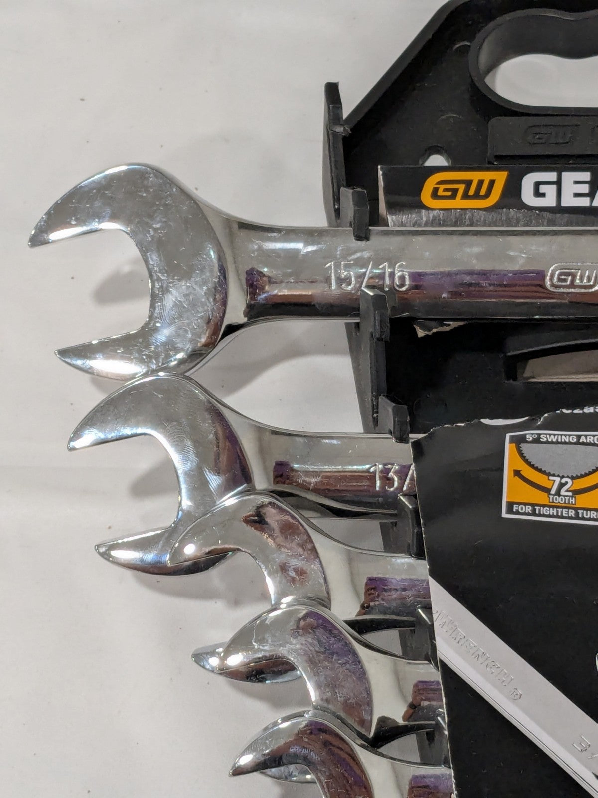 GEARWRENCH Combination Wrench Set: 11 Pc, 1/4" - 15/ 16" Wrench 9312 INCOMPLETE