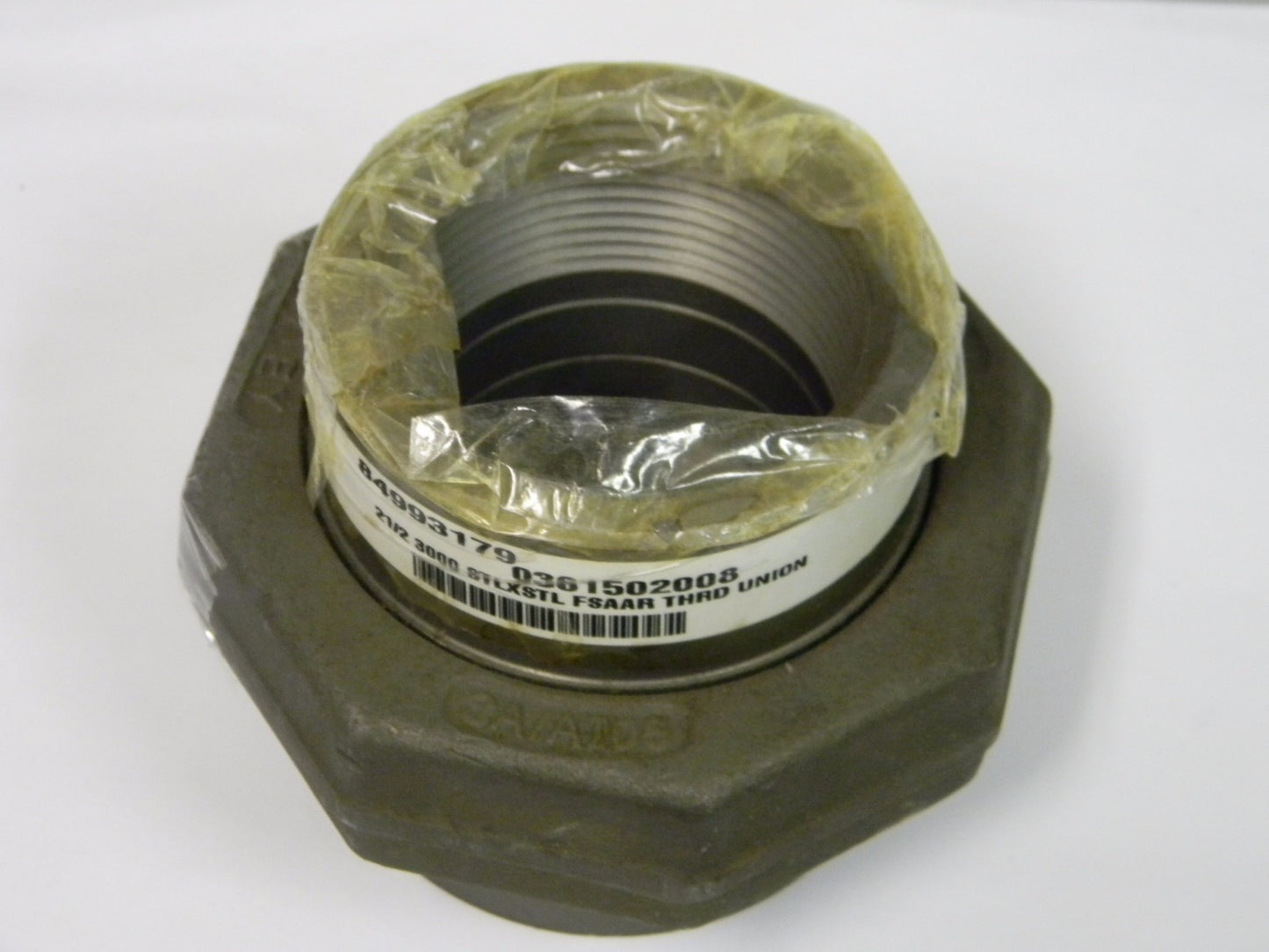 Bonney Union Forged Steel Threaded Pipe Fittings 2-1/2" NPT Black #0361502008
