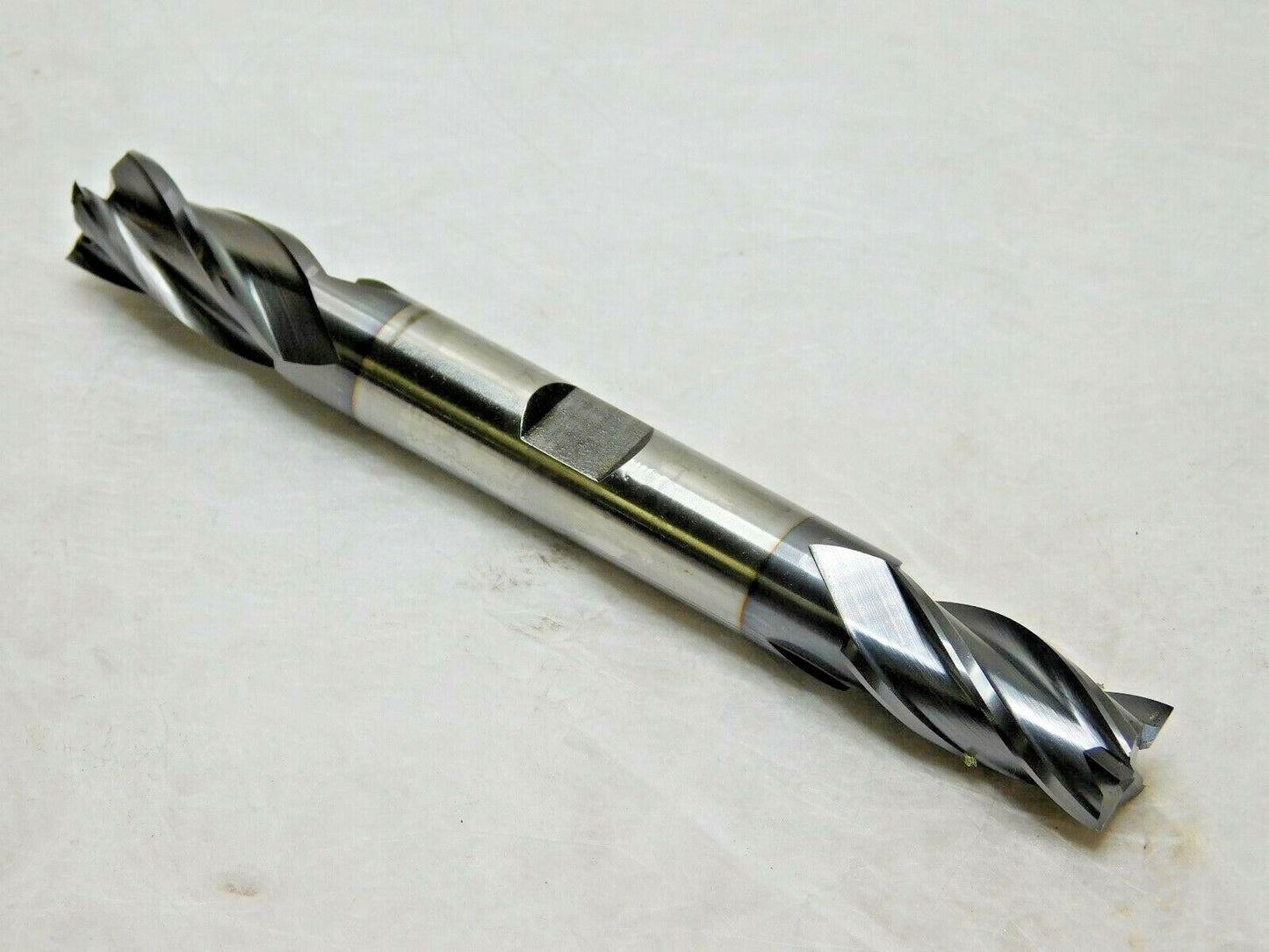 Hertel Square End Mill HSS RH Double End 1/2"x1"x1/2"x4-1/2" 4FL TiCN  87617502