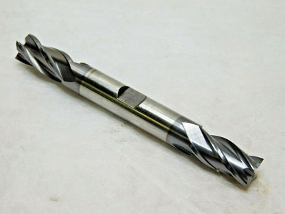 Hertel Square End Mill HSS RH Double End 1/2"x1"x1/2"x4-1/2" 4FL TiCN  87617502
