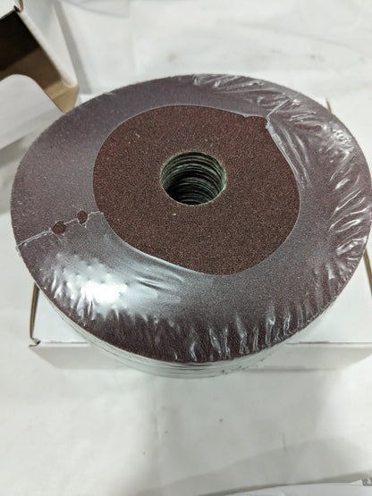TRU-MAXX Fiber Disc: 5" Disc Dia, 7/8" Hole, Arbor Hole, 60 Grit Qty 5