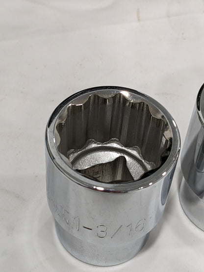 Paramount Hand Socket 3/4" Drive, 1-13/16", 12-Point Qty 2 PAR-34SKT-11316