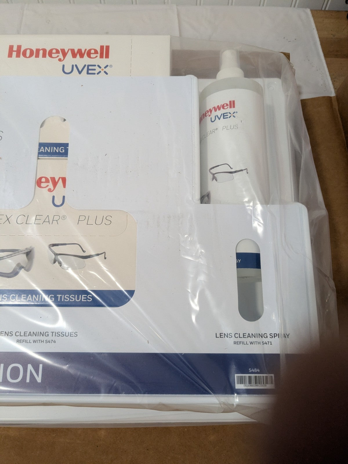 HONEYWELL UVEX Lens Cleaning Station,16 fl oz Bottle S484