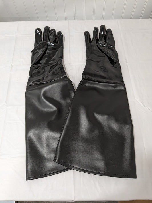 Cotton Lined Neoprene Sandblasting Gloves, 24" Overall Length Sz L 6024/10ECO