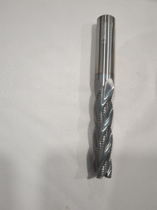 ACCUPRO Roughing End Mill: 1/2" Dia, 4 Flute Solid Carbide Single End 2500071