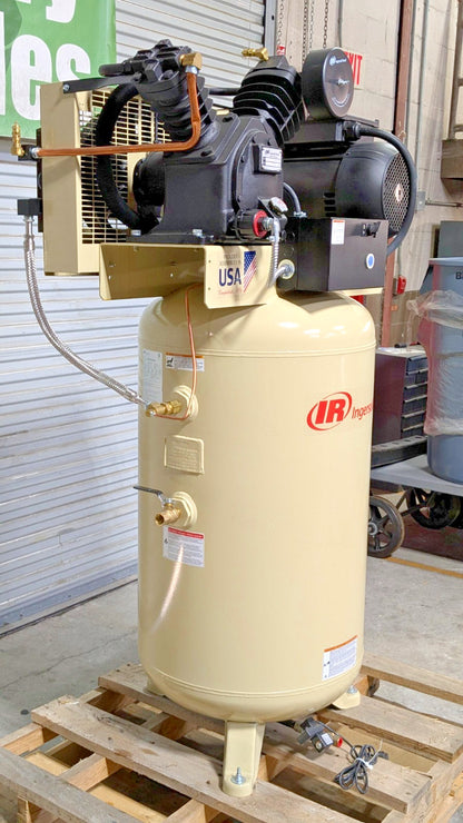 Ingersoll Rand 80Gal Air Compressor 2475N7.5-P  230V/1ph 7.5HP *Never Used*