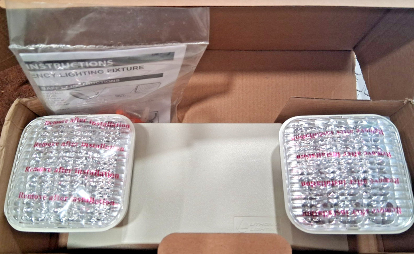 Lithonia Lighting 2 Head LED Emergency Lighting Unit 92150655