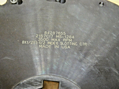 Hertel Indexable Slotting Cutter 8" Diam x 1-1/2 Hole Diam 84287655