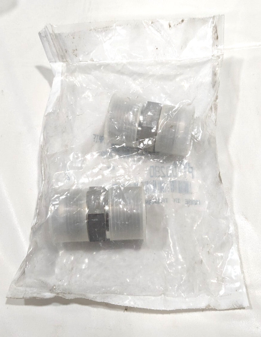 PARKER Stainless Steel 1" Flared Tube to 1"11-1/2 NPTM Adapter  2 Pack