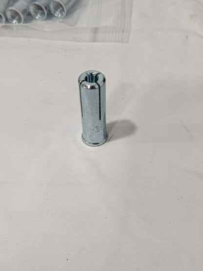 RED HEAD Drop-In Concrete Anchor: 1/2" Dia, 1-5/8" Min Embedment Qty 5