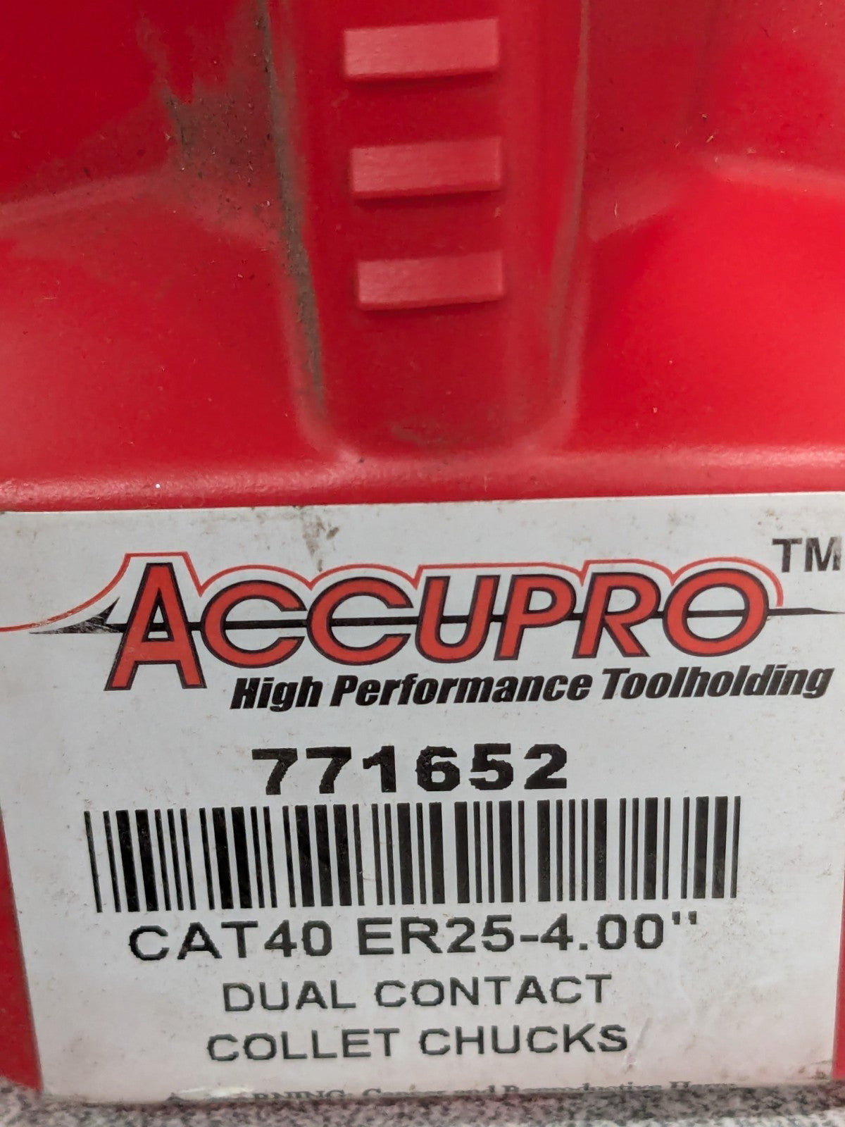 ACCUPRO Collet Chuck: 0.0390 to 0.6290" Capacity, ER25 Collet 771652