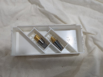 SECO Slotting Milling Tip Insert 2pk: MM10-0.375-M03 T60M, Carbide