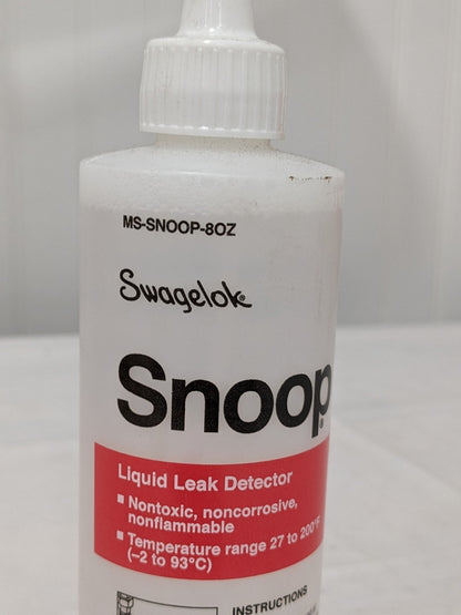 Swagelok Leak Detector, 8 FL Oz, 27 To 200º F, . MS-SNOOP-8Oz