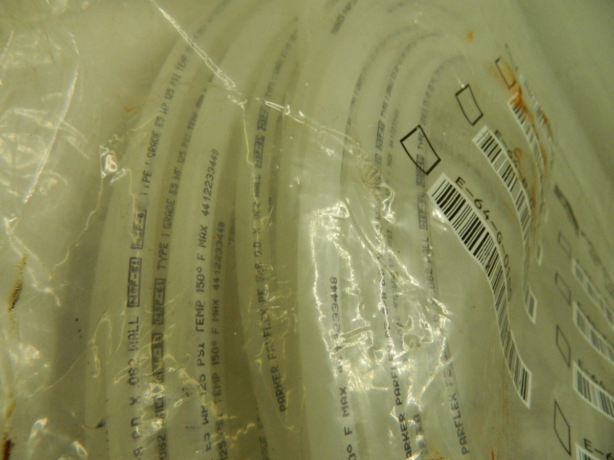 PARKER Polyethylene Tube: 1/4" ID x 3/8" OD, 100' Long E-64-0100
