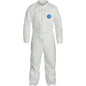 DUPONT Disposable Coveralls: Particle Protection Qty 25 Sz Med TY120SWHMD002500