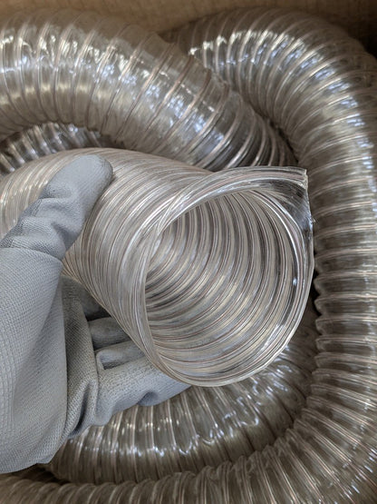Hi-Tech Duravent Blower Duct Hose 25 Ft x 3 In Wire Reinforced PVC 202103002025