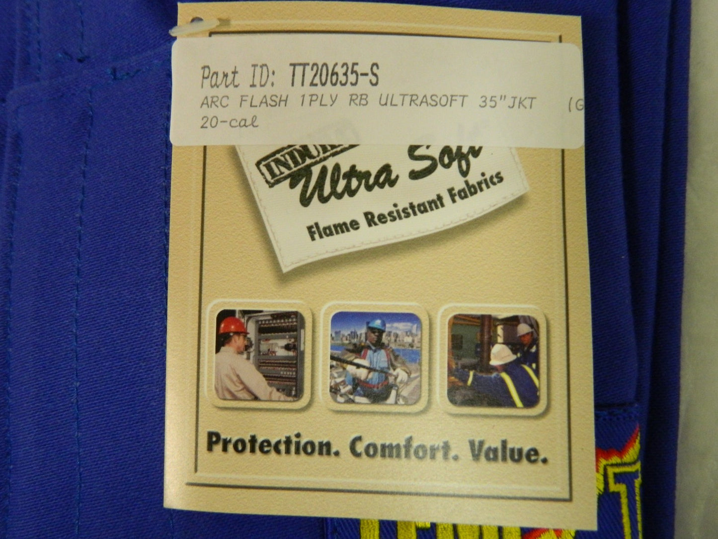 Stanco Temp Test Electric ARC Protection Jacket Size Small 35" Length TT206