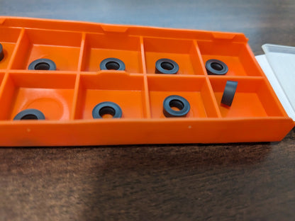 HERTEL Turning Insert 10pk RCMT 0803M0–AT HC1250T, Solid Carbide 1002355